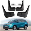 PSLER Paraspruzzi Parafango Anteriore e Posteriore Kit per Vitara 2016 2017 2018 2019 2020 2021 2022 2023 2024
