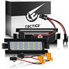 TECTICO LED Luci targa auto Lampada targa E-Mark ECE Bianco puro 6000K Canbus Nessun errore per Pro Ceed 2 Accent Elantra GT Hatchback I30 (GD) CW (GD) 5D hatchback wagon,2 pezzi