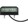 AOHEWEI Luci Targa LED Luminose Luce Del Numero Di Licenza Lampada Posteriore Impermeabile 12~24V Per Camion Rimorchio Camper Auto o Altro Veicolo Commerciale