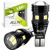 AGLINT T15 W16W LED Lampadine CANBUS 10SMD per Auto Retromarcia Luci Bianco | W16W T15 LED CANBUS Senza Errori Non Polarità 921 912 per Auto Retromarcia Freno Parcheggio Luci 6500K Bianco 2Pcs