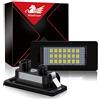 WinPower LED Luci targa auto Lampada 3582 SMD con CanBus nessun errore 6000K Xeno Bianco freddo per E39 E60 E61 E71 E72 E82 E84 E88 E90 E91 E92 E93 M3 M5 F10 F11 F18 F25 ecc., 2 Pezzi