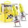 Sidaqi H7 Lampadine alogene - 12V 100W 2800K Giallo Auto Fari Fendinebbia DRL, 2 pezzi