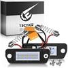 TECTICO LED Luci targa auto Lampada targa E-Mark ECE Bianco puro 6000K Canbus Nessun errore Compatibile con Mercedes Benz W163 W164 X164 W251 350 320 500 450 550 280,2 Pezzi