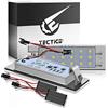 TECTICO LED Luci targa auto Lampada targa E-Mark ECE Bianco puro 6000K Canbus Nessun errore Compatibile con Astra, Zafira, Corsa, Cascada, Insignia, Meriva, Tigra, Adam, Vectra., ecc, 2 pezzi