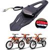 DREAMIZER Motociclo Bicicletta Sporca Fender Fanale Posteriore, Moto Motocross GUIDATO Luce freno posteriore con staffa per Off-Road SMR 690 CR EXC WRF 250 450 125SX XR DRZ KLX KMX WR125