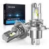 KOYOSO H4 LED Bulb aggiornate, 100W 20000LM for 12V Motorcycles Automobiles As High and Low Beams
