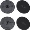 EMSea 4x Tappetino Tappeto Tappeto Gancio Loop Supporto di Montaggio Pad Car Mat Clips/Fissaggi/Elementi di Fissaggio Pavimento Twist Lock Forma T 07149166609 Compatibile con BMW
