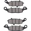 AHL-Kit Motocicletta Pastiglie freno per GSF600 S K 2000-2004/ SFV650 K L Gladius 2009-2013/ SV650 1999-2013/ DL650 V-Strom 2004-2013 (Semi-métal)