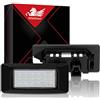 WinPower LED Luci targa Lampada 3582 SMD con CanBus nessun errore 6000K Bianco per A1 S1 A3 S3 8P A4 S4 B5 B6 B7 B8 RS4 A5 S5 A6 S6 C5 C6 RS6 A8 S8 D2 D3 D4 Q5 Q7 TT 8N 8J R8, 2 Pezzi