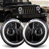 UPXSXT Maimiao Coppia 7'' Fari a LED, 150W 10000LM 4 Modalità luce 6000K Angel Eyes Segnale di svolta Luci di marcia diurna DRL HI LO Beam per Off Road Fire Cross Wrangler LJ TJ CJ JK Hummer H1 H2