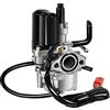 Wilktop Carburatore 17mm, Carburatore Motorino Carburatore con Carburatore da 17mm con Connettore a 2 poli E-choke