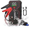FNNEMGE Avviatore Batteria Auto, 4000A 21800mAh Avviatore Emergenza per Auto(Motori Fino a 8,0L Benzina/ 6,5L Diesell) 12V,Avviatore di emergenza, con di Uscita USB, Luce LED,Schermo Grande HD.