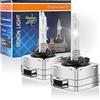 Sidaqi Lampadina Xenon D1S HID 35W 6000K 12V Sostituisce la lampada alogena OEM originale dell'auto o la lampadina del faro esterno a LED, faro allo xeno xeno bianco-2 pz