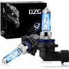 DZG HB4 9006 Lampadine alogene 12V 55W Faro lampade 5000K Bianco caldo Fendinebbia Lampadina DRL, 2 Pezzi