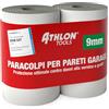 ATHLON TOOLS 2 protezioni delle pareti del garage FlexProtect, lunghe 2 m ciascuna, protezione estremamente spessa per il bordo della portiera di autovetture, autoadesiva, idrorepellente