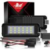 WinPower LED Luci targa per auto Lampada targa 3582 SMD con CanBus nessun errore 6000K Bianco freddo Compatibile con Passat B6 B7 B8 CC Golf 4 5 6 7 Polo 9N 6N ecc., 2 Pezzi