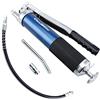 CarBole Ingrassatore Manuale,Pistole per Grasso Professionale 8000PSI,con Tubo Flessibile 12 Pollice,Tubo di Estensione in Metallo 6 Pollici,Ugello Appuntito,Cartuccia da Compatibile 400ml