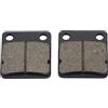 GOOFIT Pastiglie Freno Moto Universale Set di 2 per Sostituzione Per 50cc 70cc 90cc 110cc 125cc 150cc 200cc 250cc Biciclette Pit Bike Scooter ATV Quad Go Kart Nero