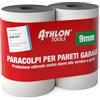 ATHLON TOOLS 2 protezioni delle pareti del garage FlexProtect, lunghe 2 m ciascuna, protezione estremamente spessa per il bordo della portiera di autovetture, autoadesiva, idrorepellente