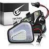 TECTICO Luci a LED Specchietto retrovisore auto, luce retrovisore senza errori 6000K bianco Compatibile con VW Passat B7 EOS CC Scirocco MK3 Jetta MK6, 2 pezzi