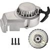 GOOFIT Lega Grigio Pull Start Recoil Starter Sostituzione per 2 Stroke 43cc 47cc 49cc ATV Mini Dirt Bike Scooter Brush Cutter Water Pump