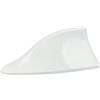 GOZAR ABS Tetto in Plastica Stile Pinna Antenna Segnale Radio Antenne Universial per La Maggior Parte delle Auto-Bianco