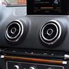WOQUi Bocchette Aria dell'auto in Lega di Alluminio - Anelli Decorativi per Audi A3 2014 2015