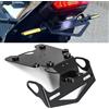 QJY-Motor Part-Store Tenere 700 2026 Moto Portatarga Supporti Per Targhe Staffa | Per TENERE 700 T7 XTZ700 XTZ690 XT700Z XT690Z 2019-2026-Nero