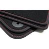 teileplus24 106-R1N-FBA Tappetini per Skoda Octavia 3 3 2013- Banda di Cucitura Decorativa