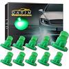 Qasim 10x T4.2 LED COB Verde 12V Lampadine Cruscotto Tachimetro Auto