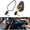 DREAMIZER 7/8 22mm Specchietti Manubrio per Moto, Specchietti moto custom per Street Bike Dirt Bike Cruiser Scooter