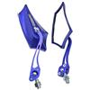 Mintice 1 Paio Blu Universale Moto Specchietti Retrovisore Specchietto Manubrio Specchio Laterale Scheletro Cranio 8mm 10mm Filettato
