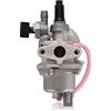 GOOFIT Carburatore 13 Pz13 Minimoto Moto Sostituzione per 2 Tempi 47cc 49cc Mini Quad Pit Bike Go Kart Motore Ciclomotore E Scooter Argento