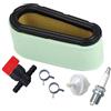 OuyFilters OxoxO 496894 - Filtro dell'Aria Pre-Filtro con Filtro Carburante 394358 494768 Valvola di spegnimento del Carburante, per Motori monocilindrico da 12,5 a 17 HP