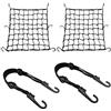 BluVast Corda Elastica Moto, Rete da Carico per Moto, Corda Elastica Portapacchi,Rete Elastica Regolabile per Copertura, Carico Regolabile con Ganci