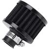 Mintice 12mm Filtro Aria di Moto Nero Motociclo Filtro Aspirazione Aria Sostituzione Universale Fredda Presa D'aria Filtro Turbo Pulita Sfogare Veicolo