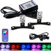 Qasim 1 set 5050 LED auto diavolo occhi luce APP bluetooth controller demone occhi multicolore 12V per HID xenon proiettore lente 2.8inch