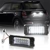 POPMOTORZ 2 Pezzi LED Luci targa per auto Lampada targa con CanBus nessun errore 6000K Xeno Bianco freddo per Mini Cooper R56/R57/R58/R59