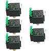Mintice 5 X 12V 30A 12V Auto Relè 4Pin Veicolo Automobile Fusibile Relè Interruttore Elettrici Avviamento Pompa Carburante Fan Spst Impermeabile