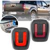 NSLUMO Luci targa LED per Nissan Navara D40 Frontier Armada Titan Xterra Suzuki Equator fanali posteriori bianchi/rossi, senza errori CANBUS 2 pezzi