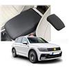 CDEFG Compatibile con VW Tiguan 2 2016-2022 2023 Seat Tarraco Coperchio di protezione scatola del bracciolo per parti auto Guscio decorativo del bracciolo R Line Tarraco Accessori (Linea Nero)