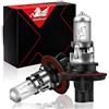 WinPower H13 60 / 55W Lampadine alogene per fari Hi/Lo 3000K Giallo Super Bright 12V Auto, 2 pezzi