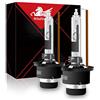 WinPower D2R Xenon HID 35W Kit di sostituzione lampadina Xeno 4300K Giallo Stent di metallo Lampada di conversione faro dell'automobile 12V, 2 Bulbi
