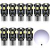 AGLINT W5W T10 LED Lampadine CANBUS 194 168 9SMD 12V per Auto Interior Mappa Cupola Cortesia Luce Targa Luci Posizione Lampade 6500K Bianco
