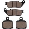 SOLLON Pastiglie freno anteriore e posteriore per Yamaha X-Max 125 2010-2016, X-Max 125 R Sport 2011-2012