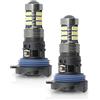 njssjd 2pcs HP24W LED Lampadine per luci di marcia diurna con base DRL Lampadina per luce diurna per Peugeot 3008 5008 2009-2016 Citroen C5 2008-2017 Led DLR Lampadine per parcheggio