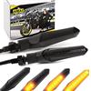 Area1 Frecce LED Moto Omologate E con Effetto Scorrimento, Set 2 Pezzi M8 - Compatibili con 790 Duke, 390 Duke, 690 SMC/R, MT-07, MT-09, MT-125, Z900, Z650, Z500, Z125, CMX, CB, Hornet, SV650