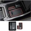 CDEFG Seat Ibiza 6F Arona 2018-2023 2024 Vano Portaoggetti da Bracciolo, Iibza 2024 Scatola di Controllo Centrale Scatola del Bracciolo Scatola di Immagazzinaggio con tappetino Accessori Arona FR