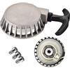 GOOFIT Silver Pull Start Starter Di Recupero Sostituzione per 2 stroke 43cc 47cc 49cc Brush Cutter ATV Mini Dirt Bike Scooter Water pump 40-6 Pocket Pit Bike