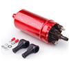 CarBole Pompa del Carburante Elettrica Esterna in Linea a 125 PSI,Pompa per Carburante ad Alta Pressione 12V,250BHP,Sostituzione del Codice Duo - Rosso